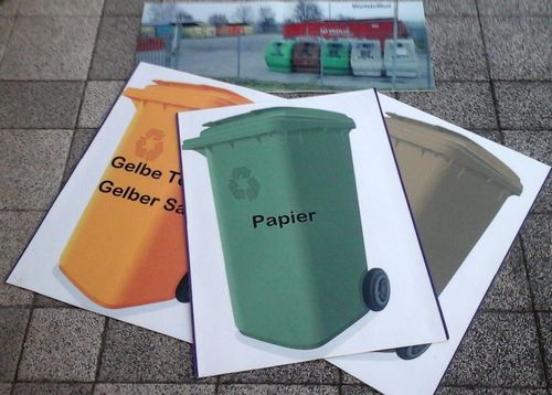 Outdoor-Mülltrennungs-Set