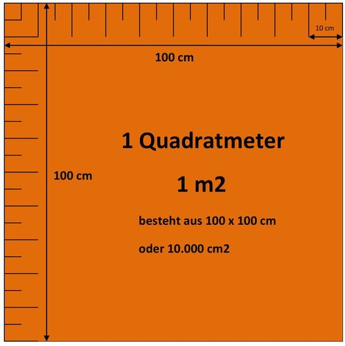 Legeteppich Quadratmeter