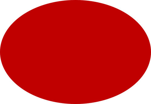 Indoor ovaler Sitzkreisteppich rot, versch. Größen